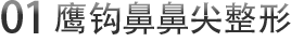 01 鹰钩鼻鼻尖整形